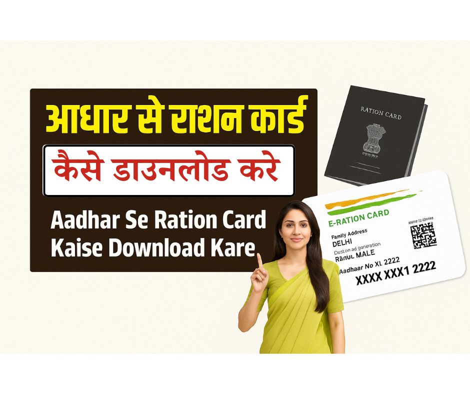 Aadhar Se Ration Card Kaise Download Kare